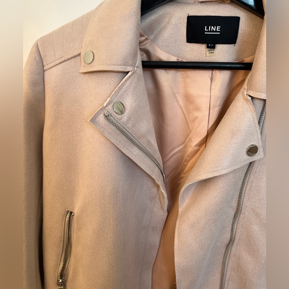NEVER WORN Line Faux suede jacket - Picture 5 of 5